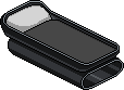Black Single Bed Habbo Origins rare