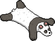 Dragon Warrior Panda Rug Habbo Origins rare