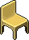 Sunflower Yellow Chair Habbo Origins rare