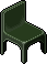 Deep Moss Chair Habbo Origins rare