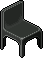 Charcoal Chair Habbo Origins rare