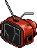 Broken Portable TV Habbo Origins rare