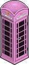 Sakura Pink Phone Box Habbo Origins rare