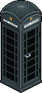 Storm Teal Phone Box Habbo Origins rare