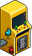Falling Furni Arcade Cabinet Habbo Origins rare
