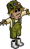 Fisherman Scarecrow Habbo Origins rare