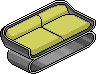 Sunshine Two-seater Sofa Habbo Origins rare
