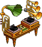 The Grammophone Habbo Origins rare