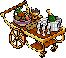 Drinks Trolley Habbo Origins rare