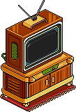 Mega TV Set Habbo Origins rare