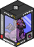 Darigan Lupe Figure (Black) Habbo Origins rare