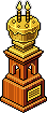 2nd Anniversary Trophy [Gold] Habbo Origins rare