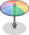 Pride Parasol Habbo Origins rare