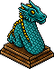 Dave's Dragon Lamp Habbo Origins rare
