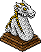 Silver Dragon Lamp Habbo Origins rare