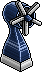 Midnight Blue Fan Habbo Origins rare