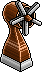 Brown Powered Fan Habbo Origins rare