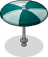Dave's Parasol Habbo Origins rare