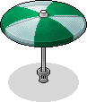 Jade Parasol Habbo Origins rare