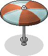Orange Parasol Habbo Origins rare