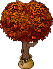 Sacked Apple Tree (Orange) Habbo Origins rare