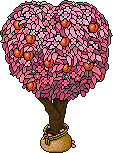 Sacked Ophelie's Sakura Peach Tree Habbo Origins rare