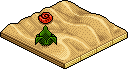 Tropical Beach Rug Habbo Origins rare