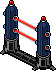 Midnight Blue Laser Gate Habbo Origins rare