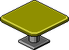 Anniversary Square Dining Table [Rectangular] Habbo Origins rare
