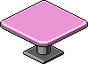 Sakura Pink Square Table Habbo Origins rare