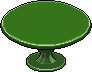 Forest Green Round Dining Table Habbo Origins rare