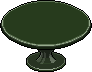 Deep Moss Round Dining Table Habbo Origins rare