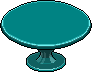 Round Dining Table [Marrs Green] Habbo Origins rare