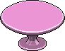 Sakura Pink Round Table Habbo Origins rare