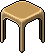 Bronze Gold Occasional Table Habbo Origins rare