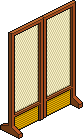 Golden Oriental Screen Habbo Origins rare