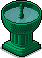 Bird Bath (Jade) Habbo Origins rare