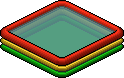 Colourful Sumer Pool Habbo Origins rare