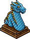 Habbo Club Blue Dragon Lamp