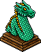 Jade Dragon Habbo Origins rare